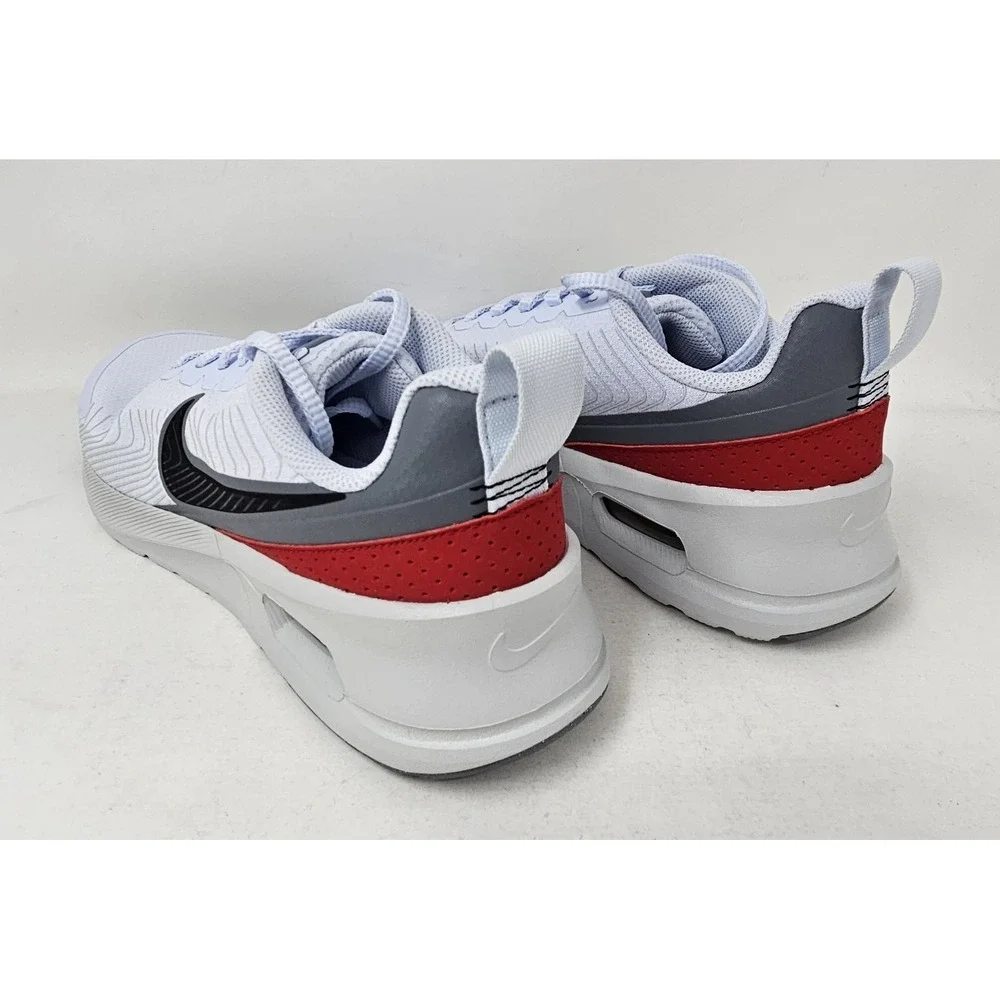 Nike Air Max Nuaxis Running Shoes FD4329-002 Men's Size 8.5M White/Gray/Red EUC!